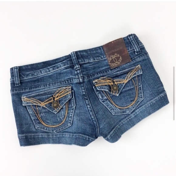 Astrologie denim jean shorts - Picture 3 of 7